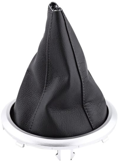 Allecto - Gaiter Cover Gear Shift Knob - Zwart PU-Leder - Voor Suzuki