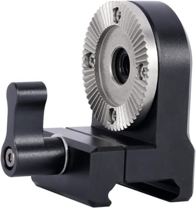 Nato rail klem met rosette montage en 1/4"-20 bevestigingsgaten voor camera-accessoires