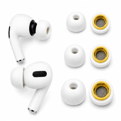 Consumerce® Memory Foam Tips Geschikt voor AirPods Pro Gen 1 & 2 - Wit - Oordopjes - Dopjes - Earphone