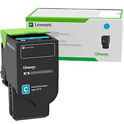 Originele Lexmark Toner 78C2UE, enkele verpakking, cyaan