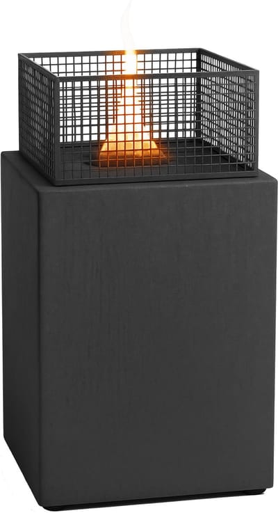Tenderflame Agni 50 Tafelhaard - Zwart - Sfeerhaard Binnen - Tenderfuel - Bio-Ethanol Alternatief - Rookvrij, veilig, schoon en geurarm