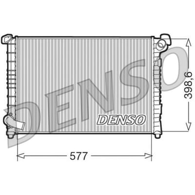 Radiator, motorkoeling DENSO DRM05101