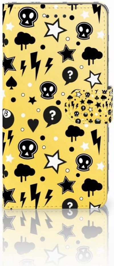 Telefoonhoesje met Naam Apple iPhone Xs Max Punk Geel