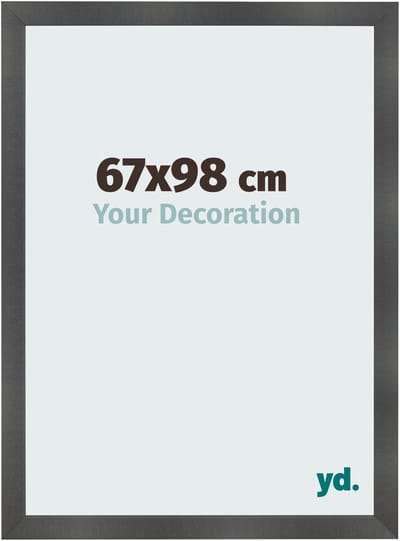 Your Decoration - Fotolijst 67x98 cm - MDF - Zwart Mat - Pisa