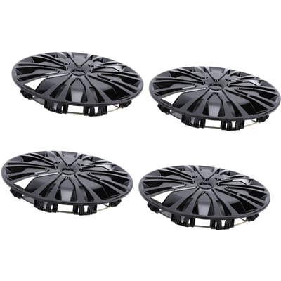 4 STUKS Wieldeksel 14 Inch Stijlvol Clip-On Design R14 Wielnaaf Vervanging voor AX gray