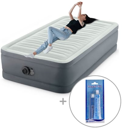 Intex PremAire I luchtbed | Eenpersoons | 191 x 99 x 46 cm | Inclusief reparatiekit