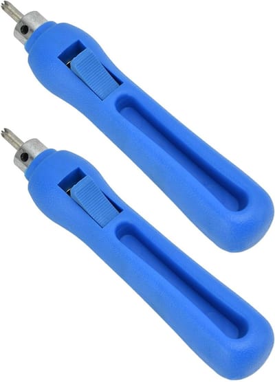Set van 2 Plastic en RVS Gereedschap voor Drip Irrigation Gaten, Geschikt voor 3-8mm Buizen