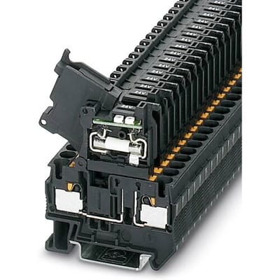 Phoenix Contact 3211903 Zekering-serieklem 6.2 mm Snelaansluiting Zwart 50 stuk(s)