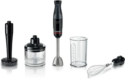 Bosch Serie 4 MSM4B623 blender 0,6 l Staafmixer 1000 W Antraciet, Transparant