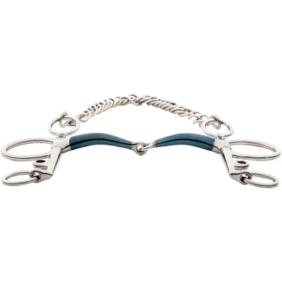 Pelham met een enkele breuk lang voor paard Kavalkade Ergonomic