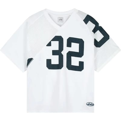 Mannen T-shirt 32 Jersey Navy/white