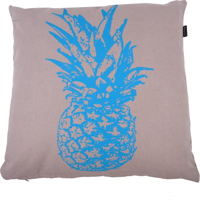 In The Mood Ananas - Sierkussen - Kiezel/Aqua - 50x50 cm