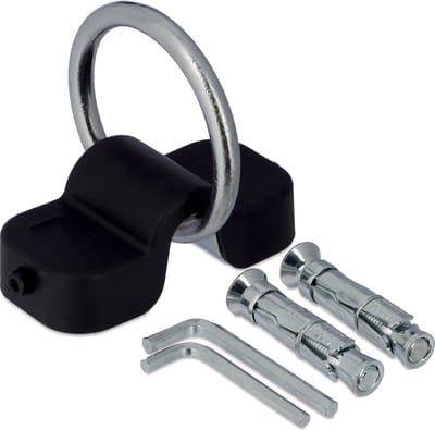 muuranker fiets - grondanker motor - 10 mm - staal - kunststof - zwart-zilver