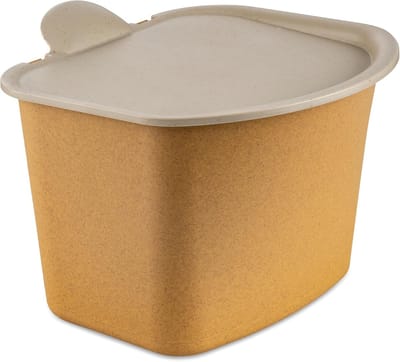 Biologische Binnemosterdverwarmer Compostbak Compact Natuurlijk Houtkleurig