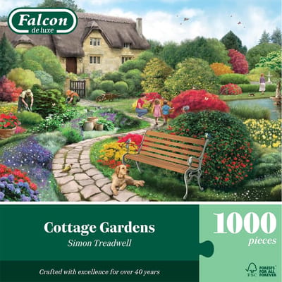 Rietgedekte Cottage Tuin Legpuzzel 1000 stukjes - Puzzel voor Volwassenen en Hobby