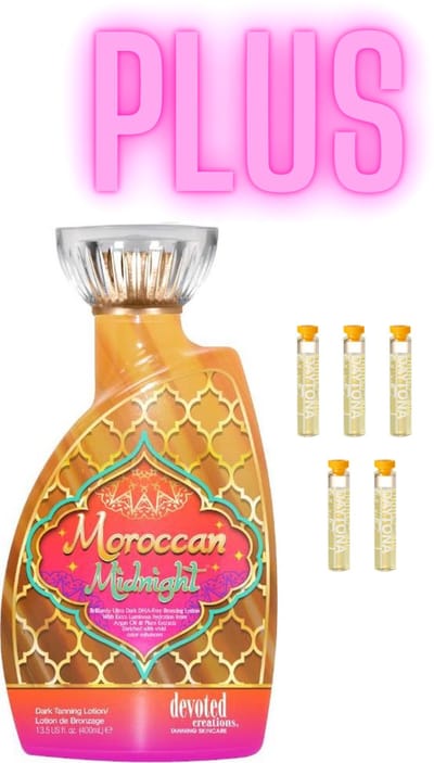 Devoted Creations Moroccan Midnight 400 ml PLUS 5x Daytona Olie 2 ml !
