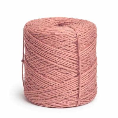 Jutetouw – Roze natuurvezel – Zalm – 470 meter – Vlaskoord
