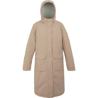 Regatta Dames/Dames Yarli Longline Waterdichte Jas (Warm Taupe/Licht Vanille)