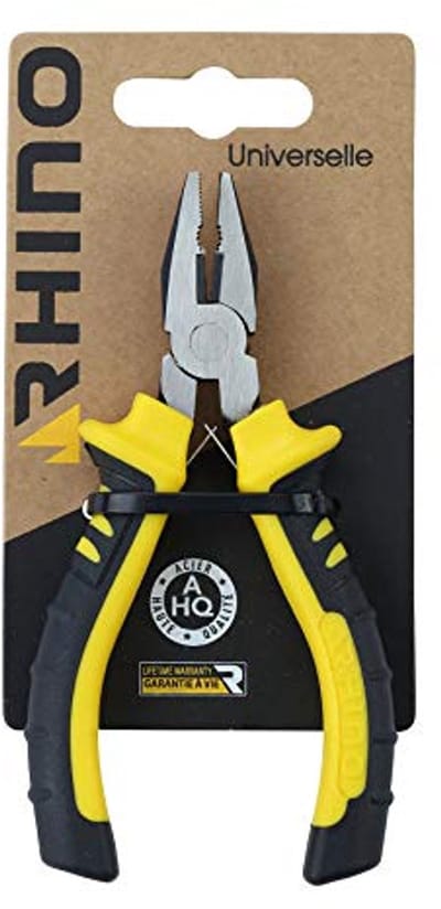 Universele mini-tang 115 mm - Ergonomische 2-componenten handgreep - Sterke overbrengingskracht - Hoogwaardig staal - Levenslange garantie