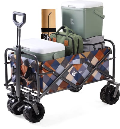 Packaway XL Opvouwbare Bolderkar Heavy Duty van Wasbaar Polyester tot 80KG – 98 x 45 cm – Blok