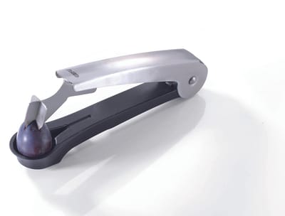 GEFU Dropio Pruimenontpitter - RVS - zwart