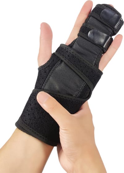U Fit One Vingerspalk - Vingerbrace - Handbrace - Rechttrekken of Ondersteunen van Vinger - 1 Stuk - Links