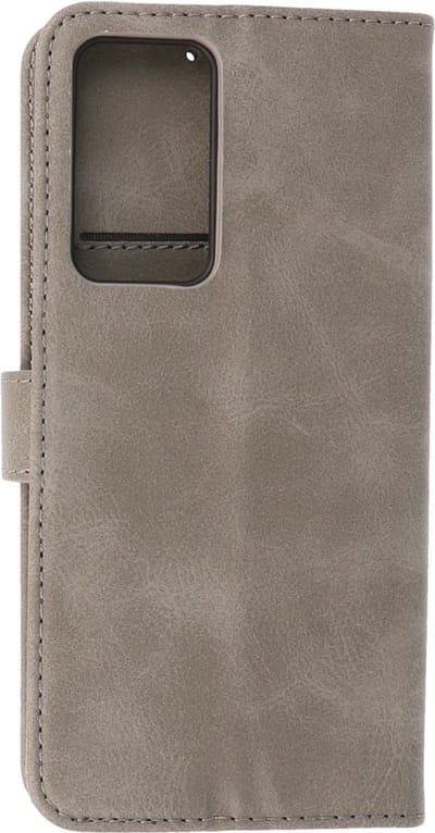 Zakelijke Book Case Telefoonhoesje - Portemonnee Hoesje - Geschikt voor Xiaomi 12 Pro - Grijs
