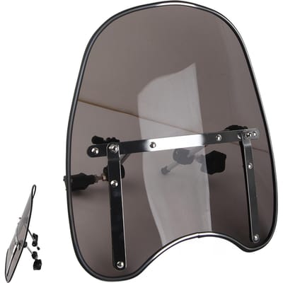 Pare-brise universel pour moto 22 ?Montage sur guidon de 25 mm gray