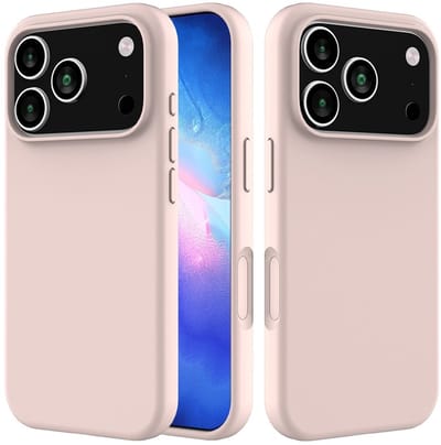 Coverup Hoesje - Geschikt voor iPhone 17 Pro Hoesje - Coverup Liquid Colour Back Cover - Soft Amber