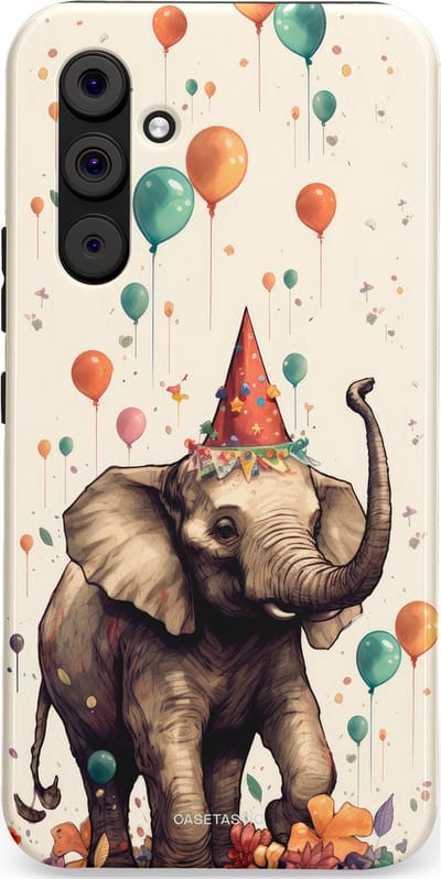 Casetastic Hoesje Geschikt voor Samsung A54 (5G) - Stijlvolle Beschermende Duo-layer Case - Ballonparade