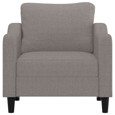 vidaXL - Fauteuil - 60 - cm - stof - taupe