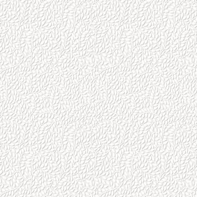 Laura Ashley Little Vines Paintable Behang - Planten - 10mx52cm - Wit
