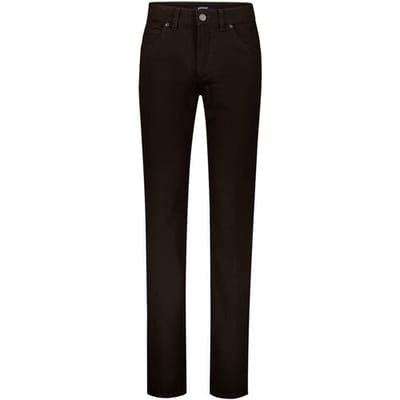 Gardeur Broek Bill Cottonflex Organic Cotton Tencel Blend Cashmere Touch Dark Brown / male