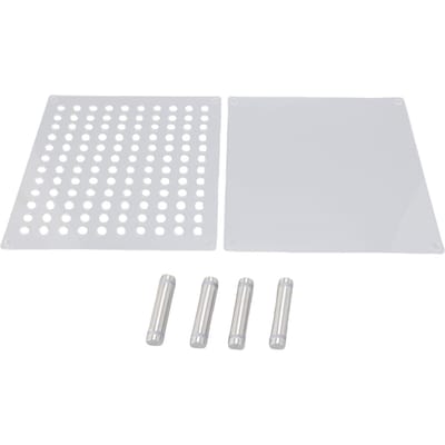 Support Présentoir en Acrylique pour Stylos 120 Trous Support Multifonctionnel Organisateur Transparent pour Pinceaux de Peinture Stylos Crayons Pinceaux de Maquillage white
