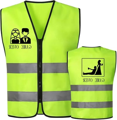 JGA Kostuum en Veiligheidsvest voor Vrijgezellenfeest - Accessoires voor Mannen en Cadeau-ideeën