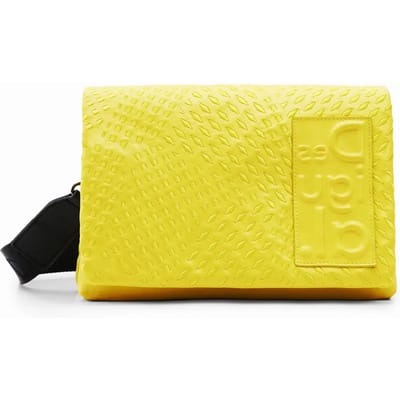 Desigual Schoudertas Accessoires Bag Magna Dortmund Flap Yellow Geel