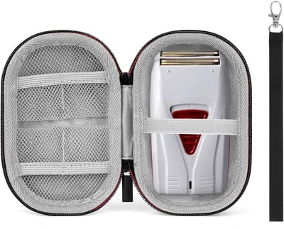 Dailygoods - Hard Shell Travel Electric Shaver Case - Draagbare opbergtas - Bescherming tegen krassen - Zwart - Compact en lichtgewicht - Geschikt voo...