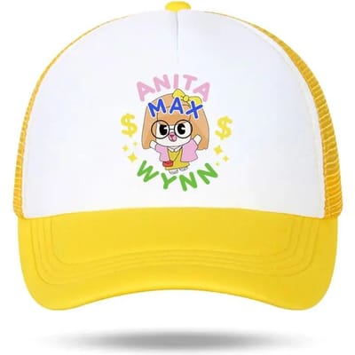 Casquette Trucker en Mousse Tendance Anita Max Wynn Casquettes Snapback Tendance Mignonnes en Mesh Garçon Fille Quotidien Protection Solaire Plage Casquette de Pêcheur Casquette d'Été pour Femme 56-58cm adjustable white