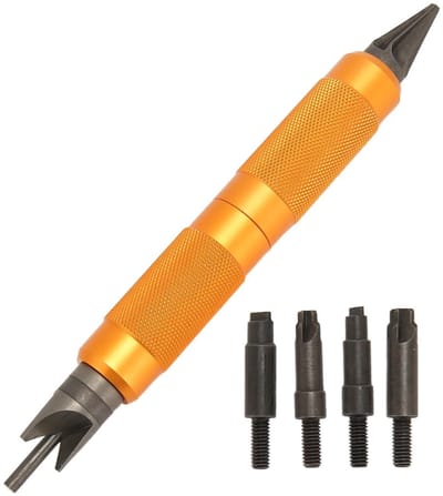 Dailygoody - Solidchoice - Dailygoody - Flash Hole Uniformer Multitool - Chamfer en Deburring Blades - Uniek Handvat voor Precisie - Multifunctioneel en Gebruiksvriendelijk - Id