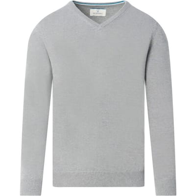 The BLUEPRINT Premium Trui V-hals Heren Grijs