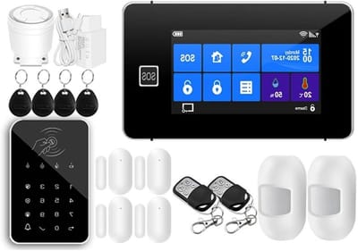Slim Alarm Systeem - Draadloze Beveiliging - Huis Beveiligen - Twee Weg Intercom - 1x1x1 cm - Optie I
