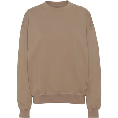 Sweatshirt ronde hals Colorful Standard Organic oversized desert khaki