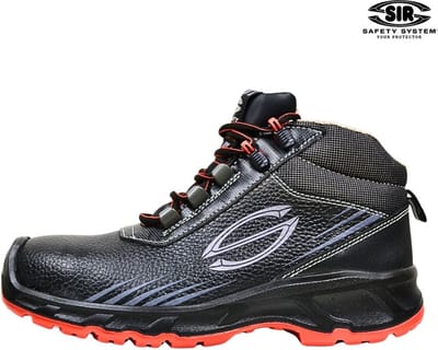 SIR SAFETY FENICE Veiligheidsschoenen S3 HEREN Werkschoen Zwart - Stalen Neus en Stalen Tussenzool - Antislip SR - Ademend