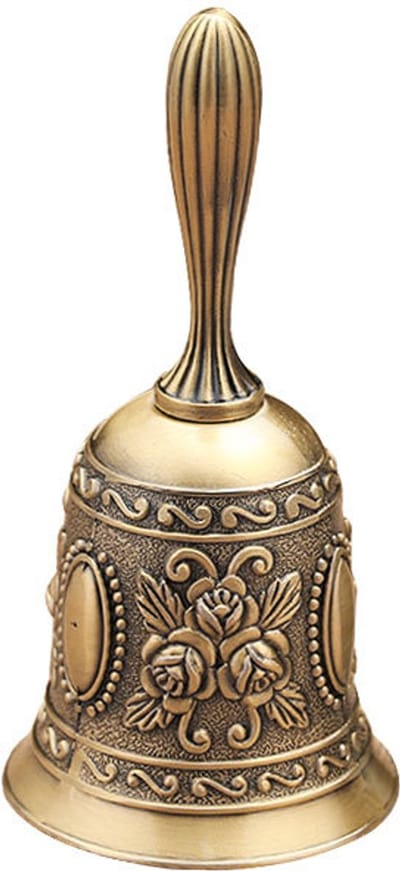 Vintage handbel - Handbel - Traditionele bel - Dienstbel - Kerstdecoratieve bel