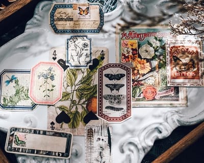 Mega Vintage Sticker Pack - 220 stickers - Prachtige set stickers voor oa. Bulletjournal, Scrapbooking, Agenda, Kaarten maken en journals