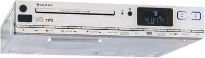Keukenradio met MP3-CD Speler en FM Tuner - 20 Favorieten, USB & AUX Verbinding