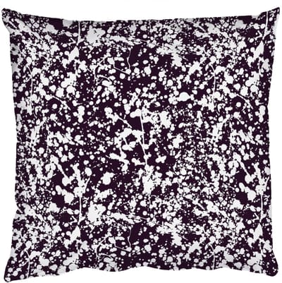 Sierkussens - Kussentjes Woonkamer - 50x50 cm - Spat - Stippen - Zwart - Wit