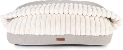 Dog's Lifestyle Snuggle Cave Hondenkussen Glossy Taupe L 100cm - Wasbare hoes