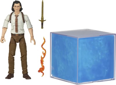 Hasbro The Avengers Verzamelfiguur Tesseract with Loki Action Figure 15 cm Marvel Legends Electronic Roleplay Replica 1/1 Multicolours
