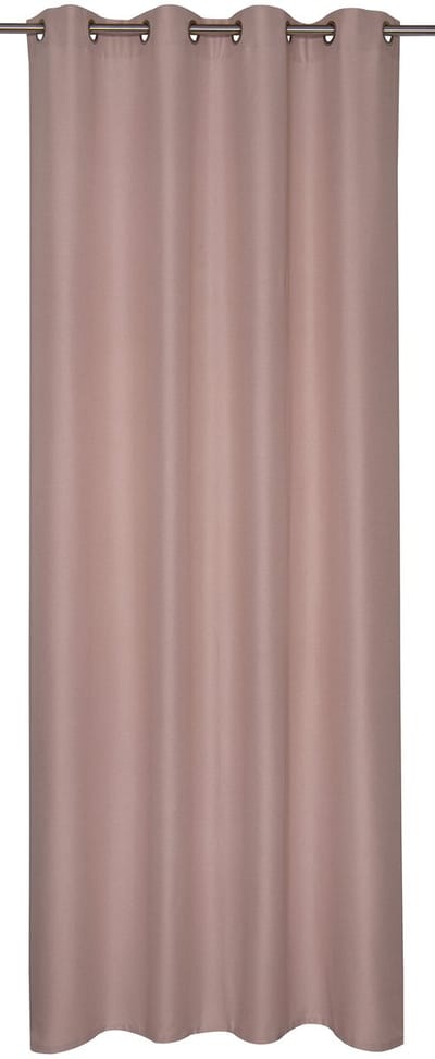 Elbersdrucke Gordijn met oogjes Lino 255x140 cm roze lichtdicht